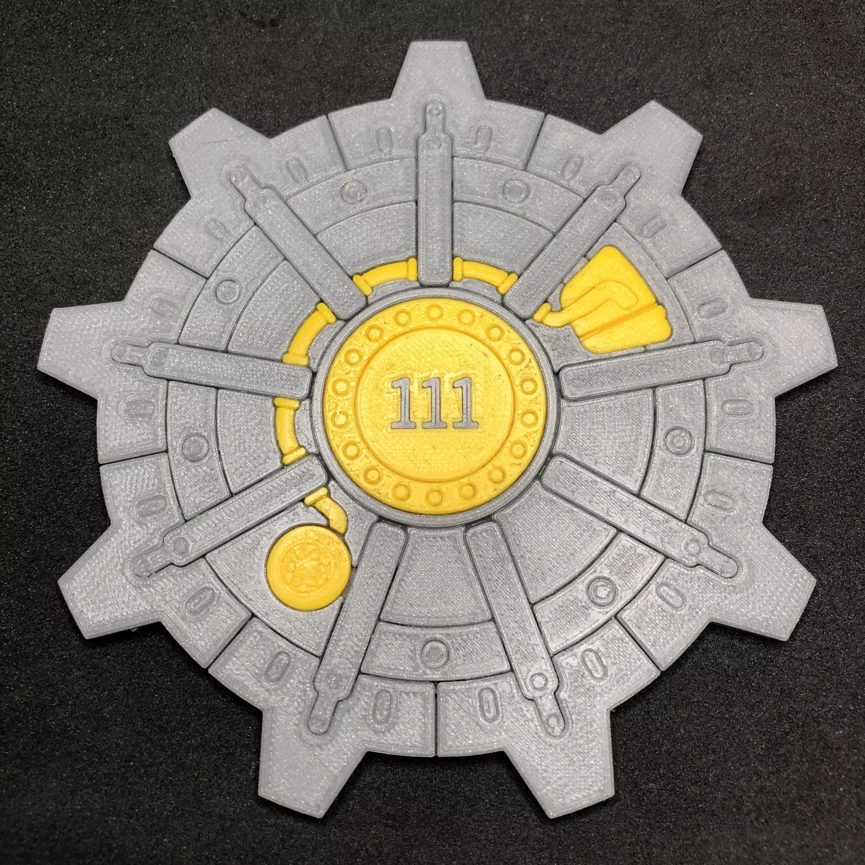 Fallout Vault Door Coaster 3D print model