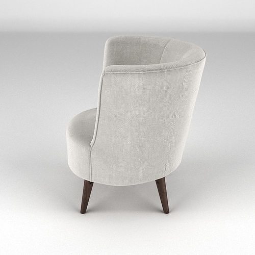 Lulu Scoop Chair 3D model 3