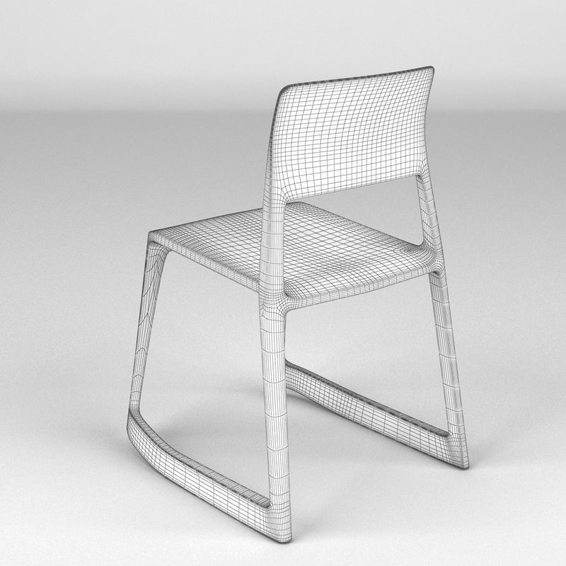 Vitra Tip Ton Chair 3D model_6