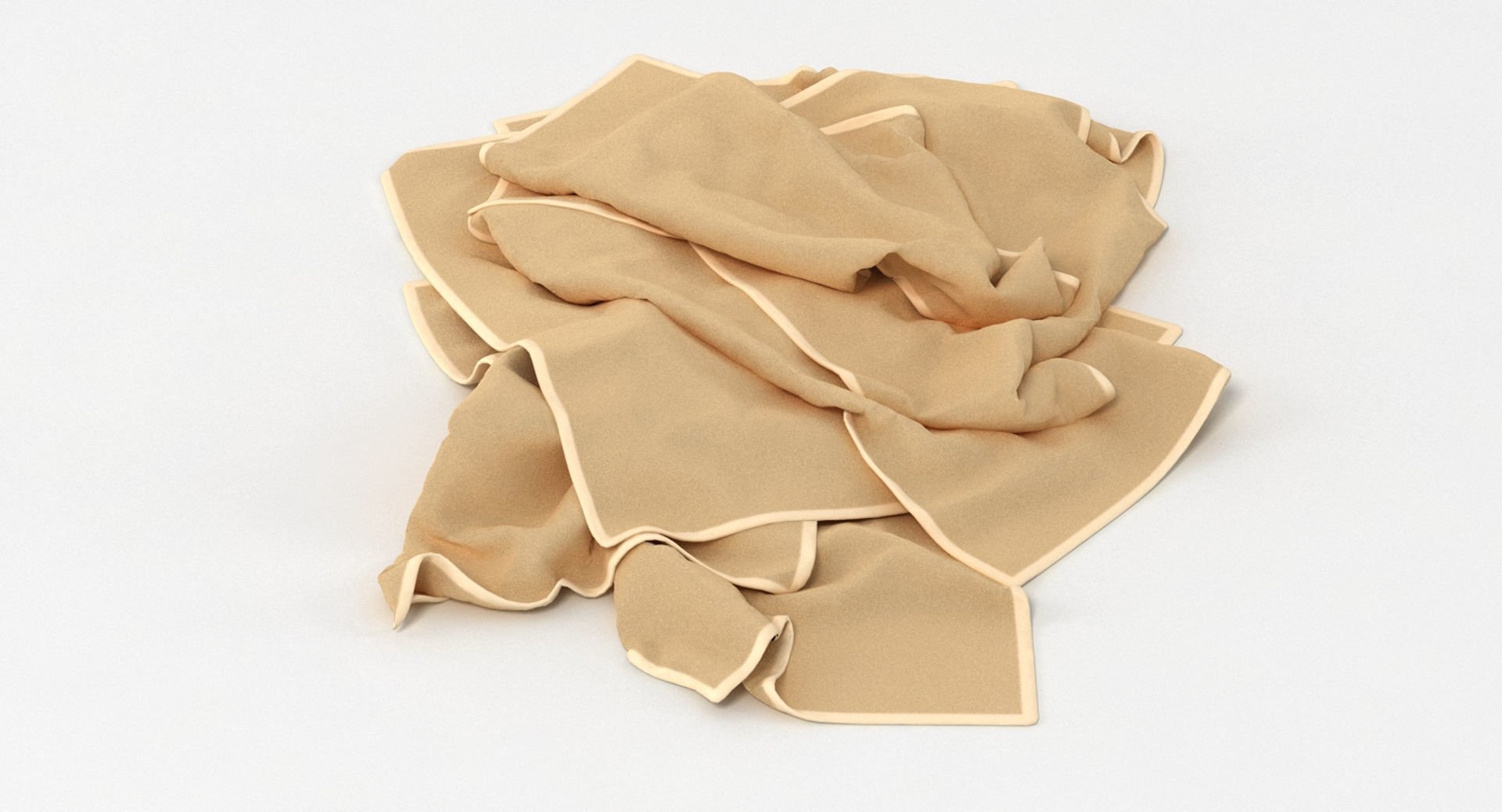 Towel Pile 1 3D model_3