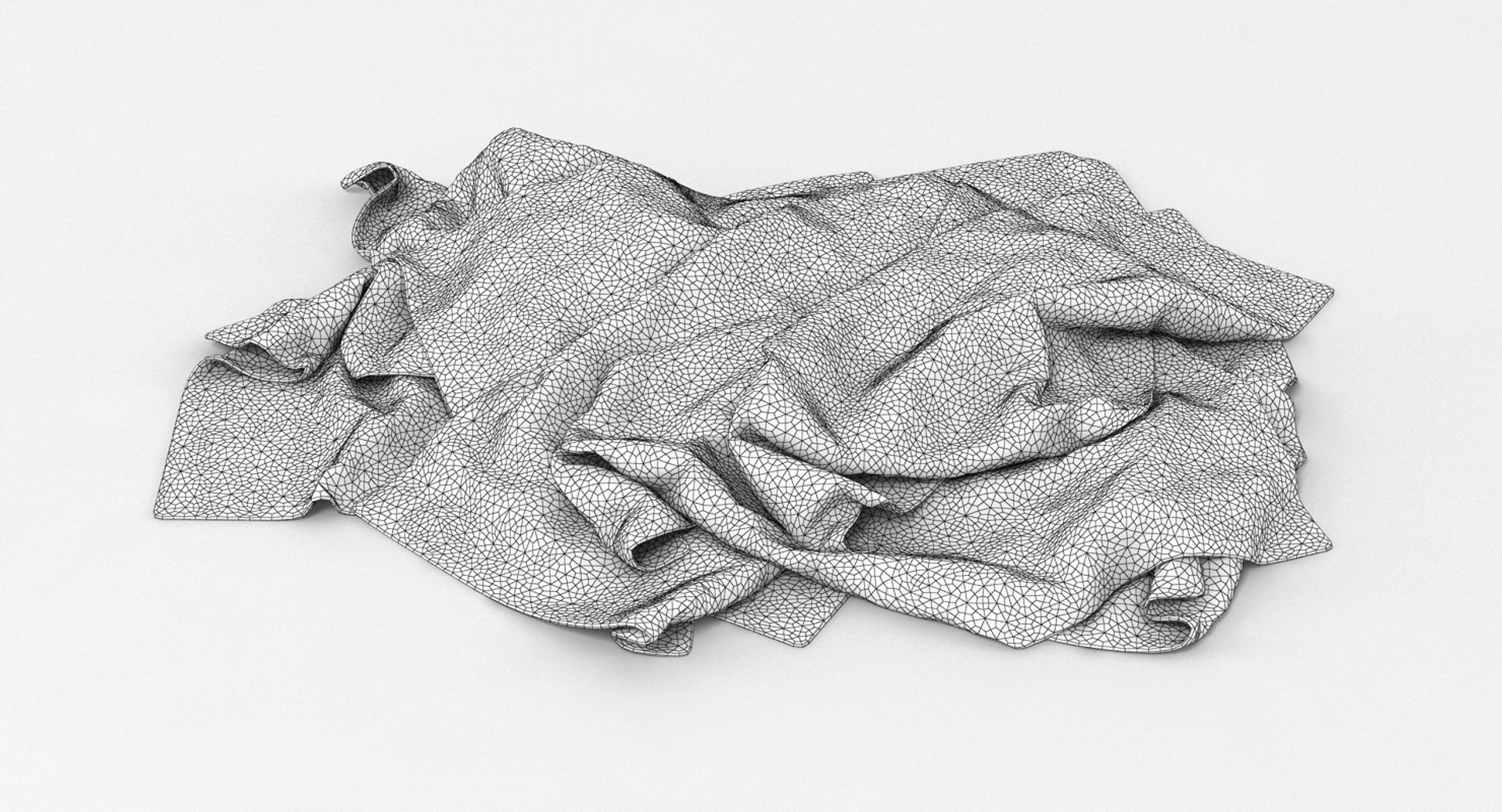 Towel Pile 1 3D model_7
