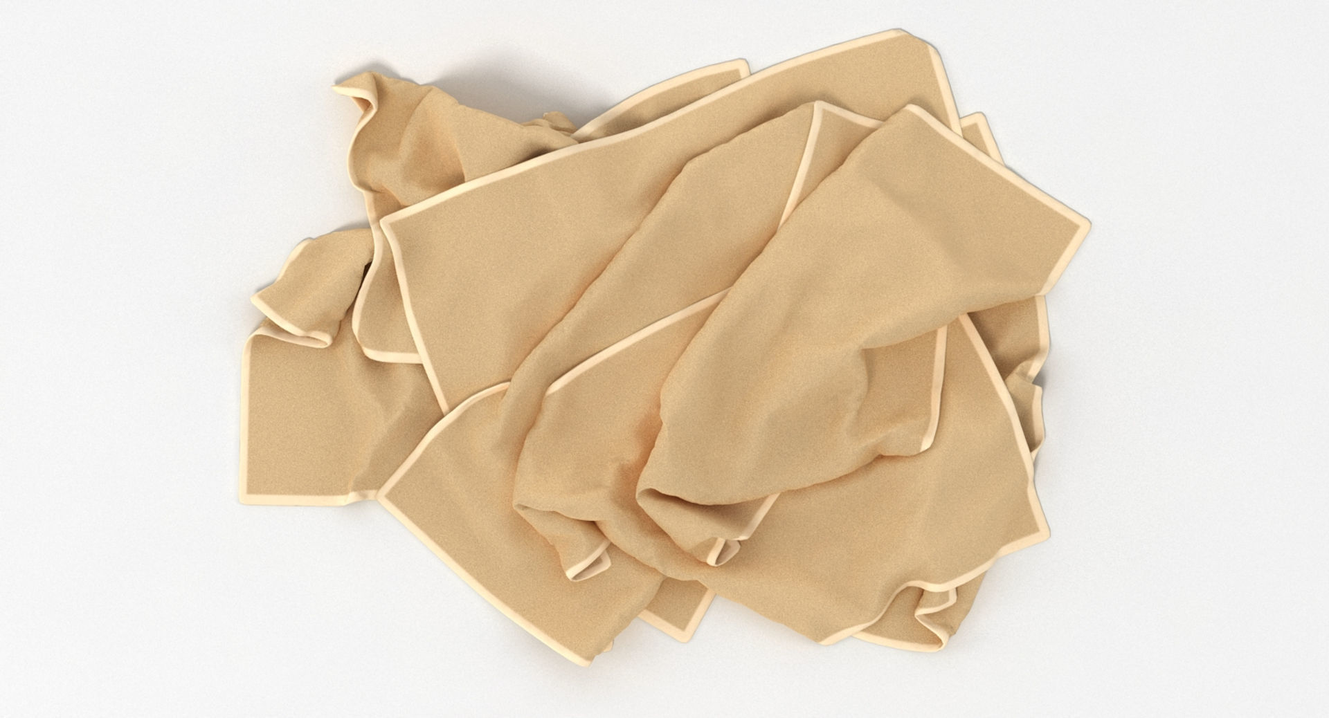 Towel Pile 1 3D model_1