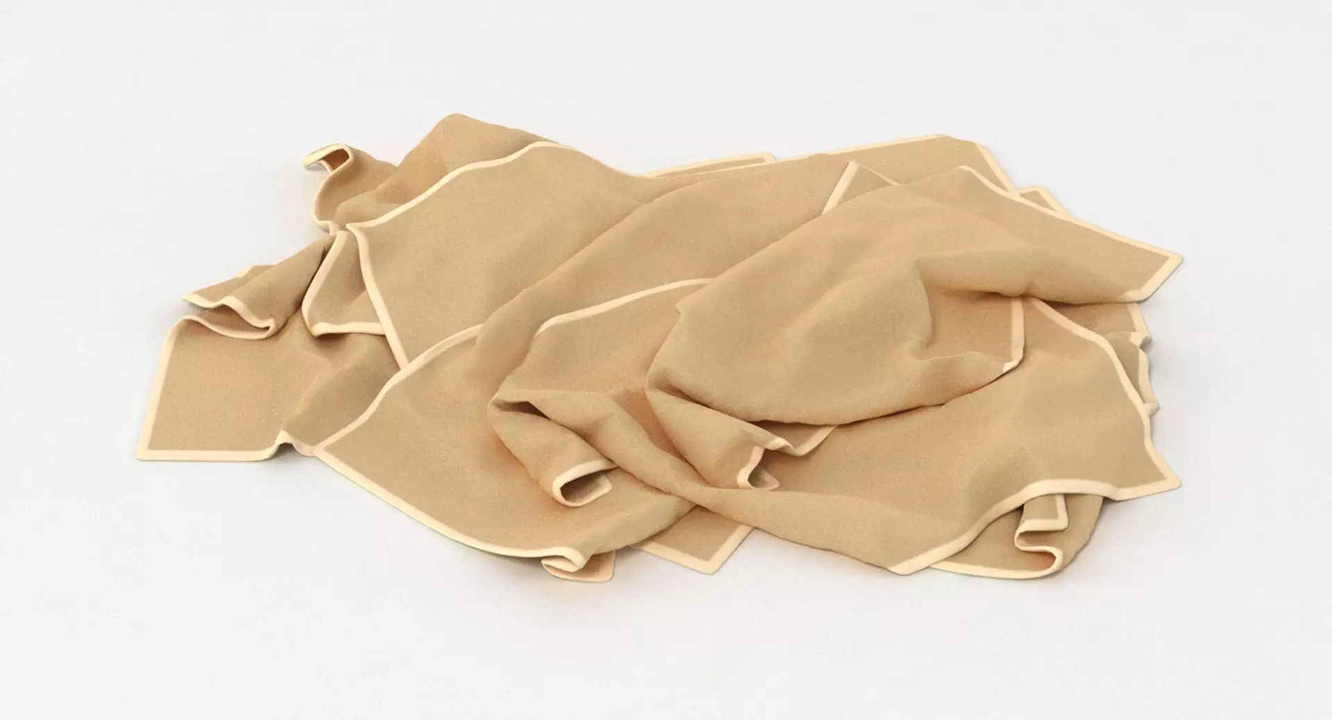 Towel Pile 1 3D model_0