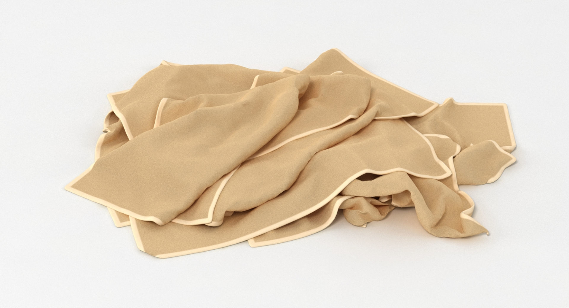 Towel Pile 1 3D model_5