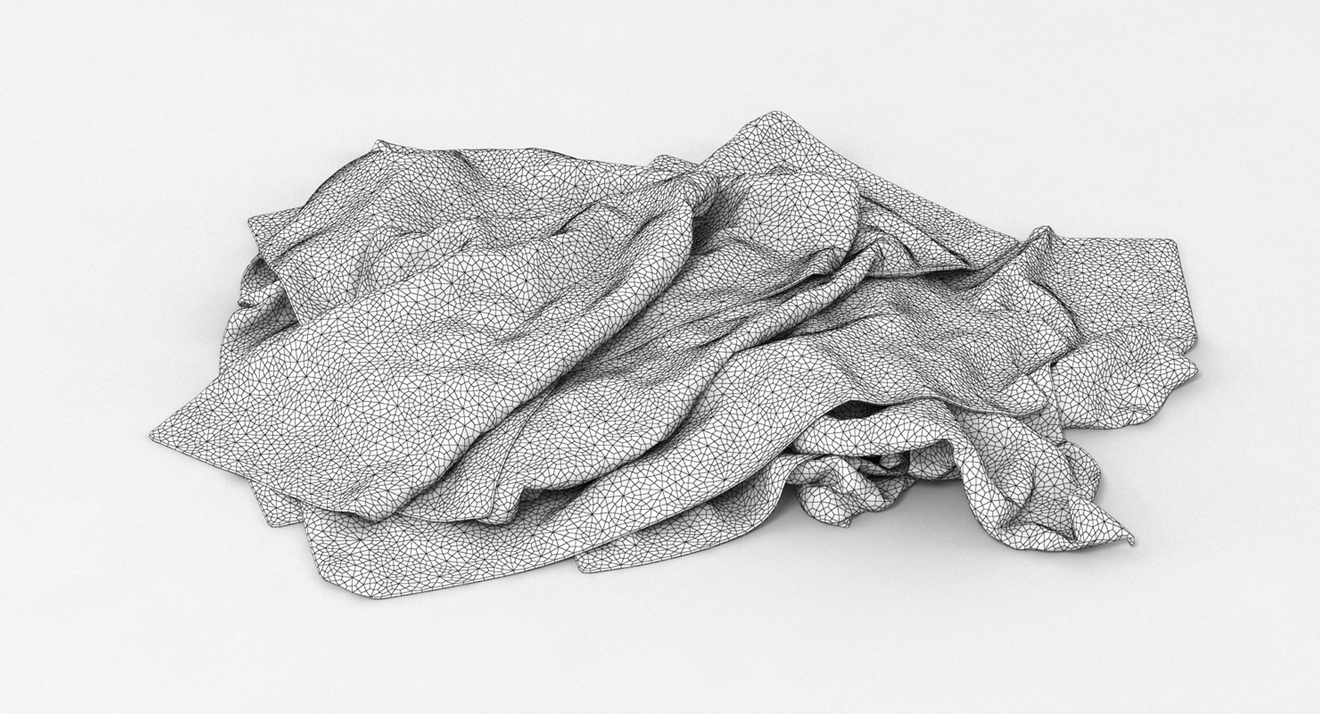 Towel Pile 1 3D model_9