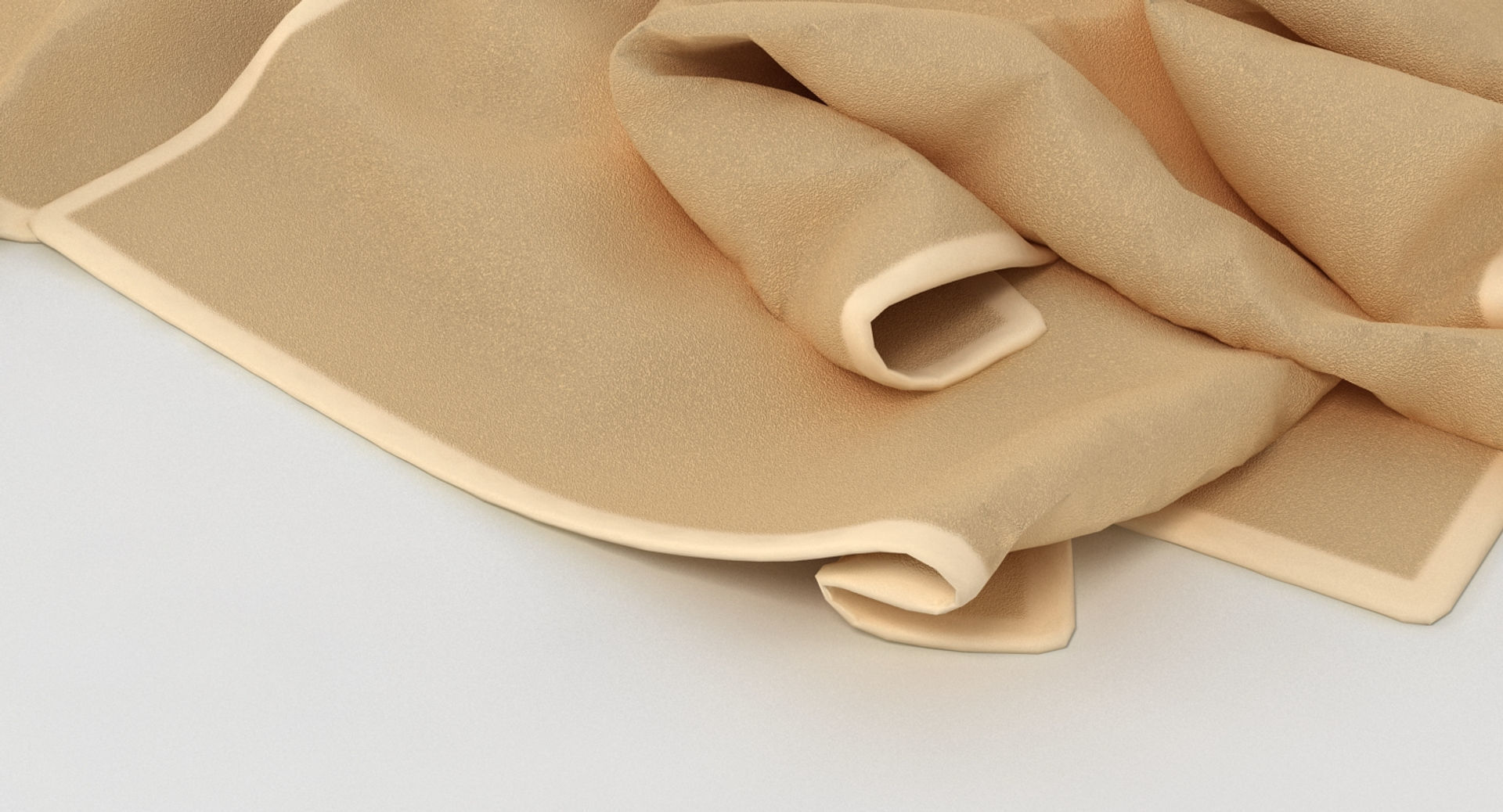 Towel Pile 1 3D model_4