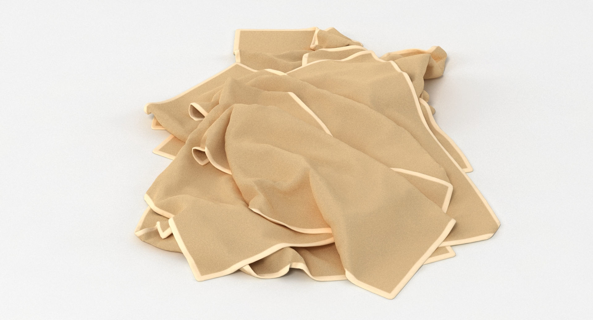 Towel Pile 1 3D model_6