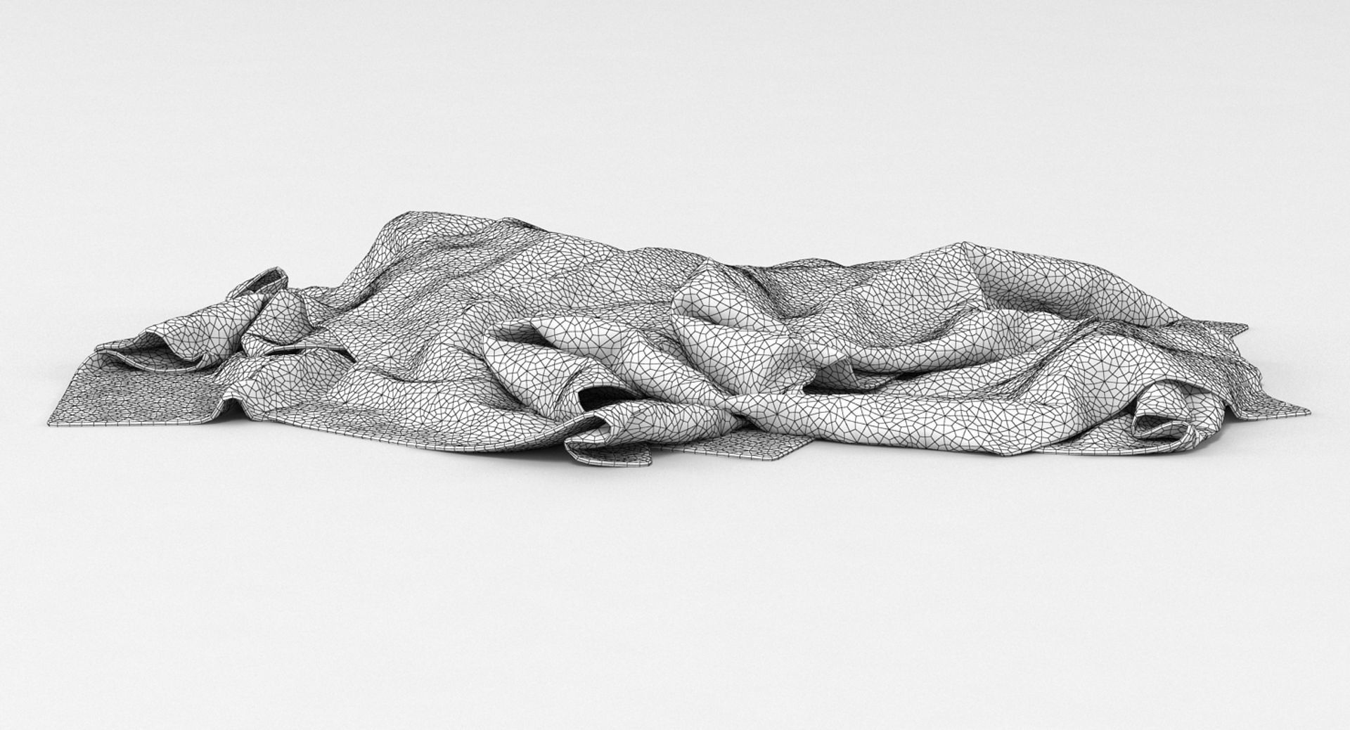 Towel Pile 1 3D model_8