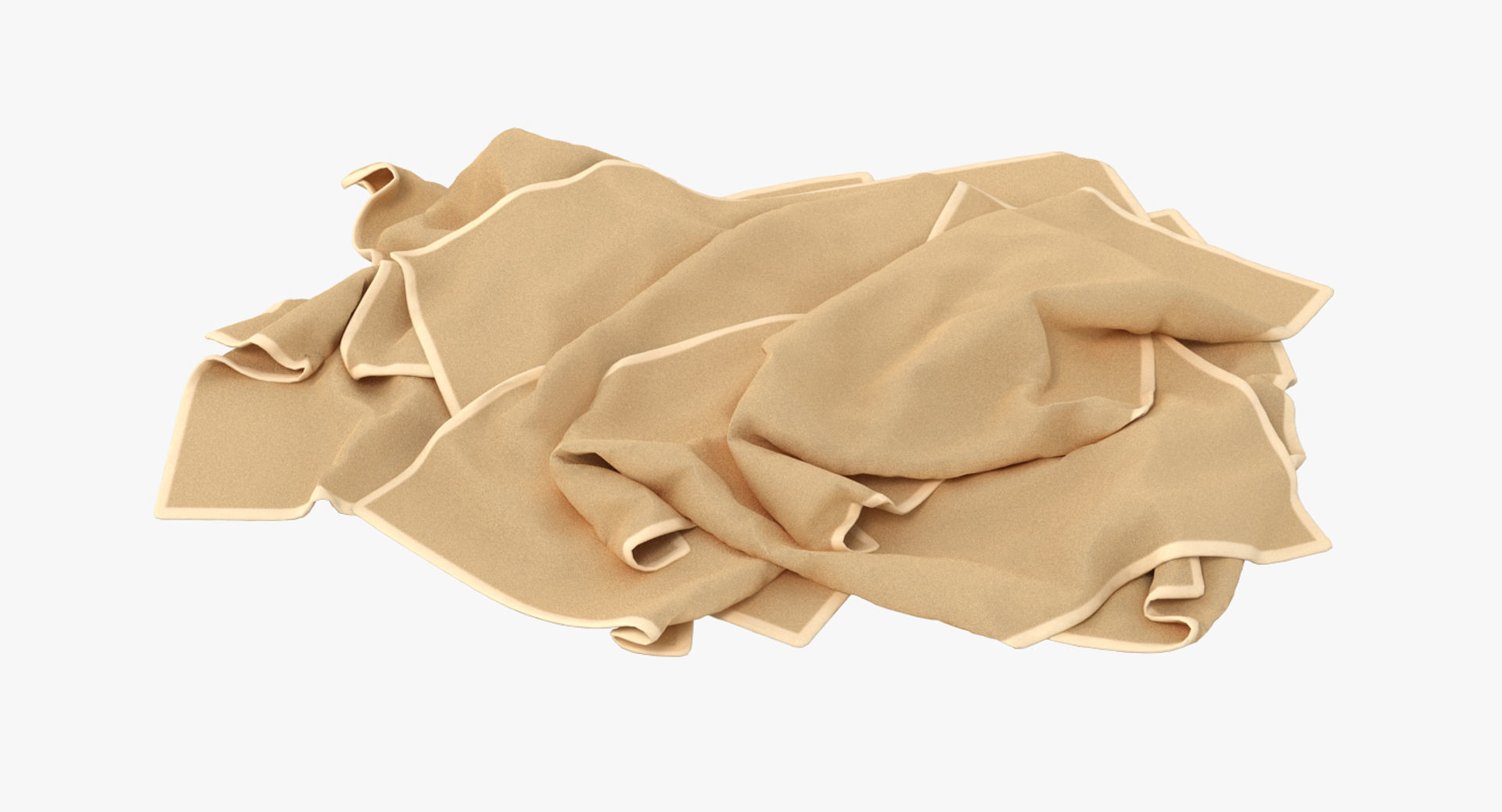 Towel Pile 1 3D model_10