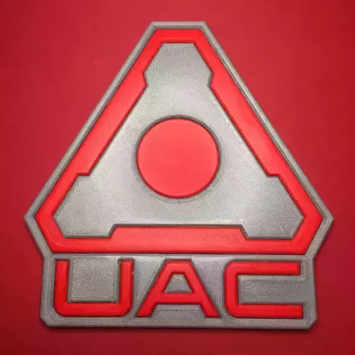 Doom UAC Logo Coaster 3D print model