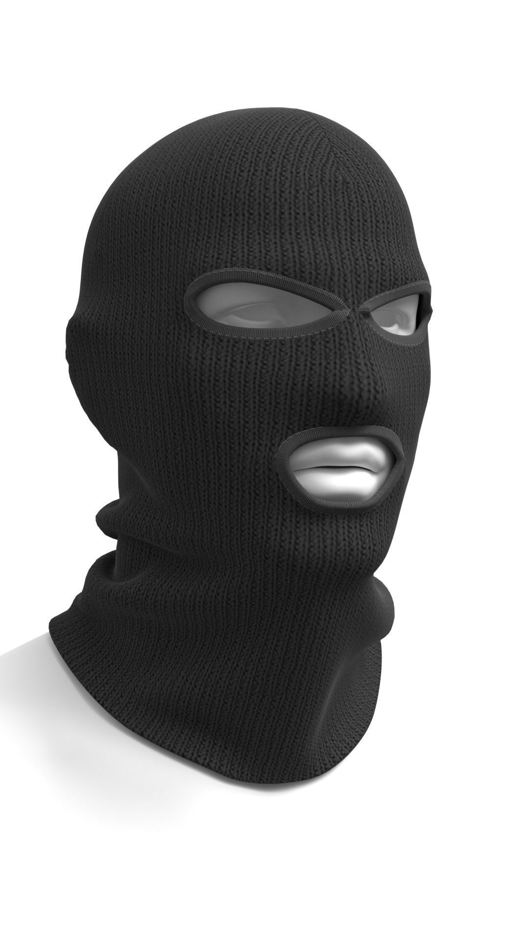 Balaclava - Marvelous Designer  3D model_2