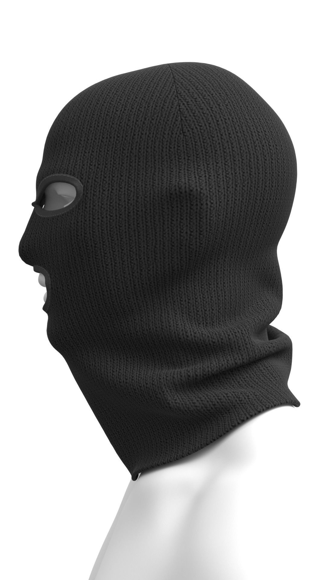 Balaclava - Marvelous Designer  3D model_13