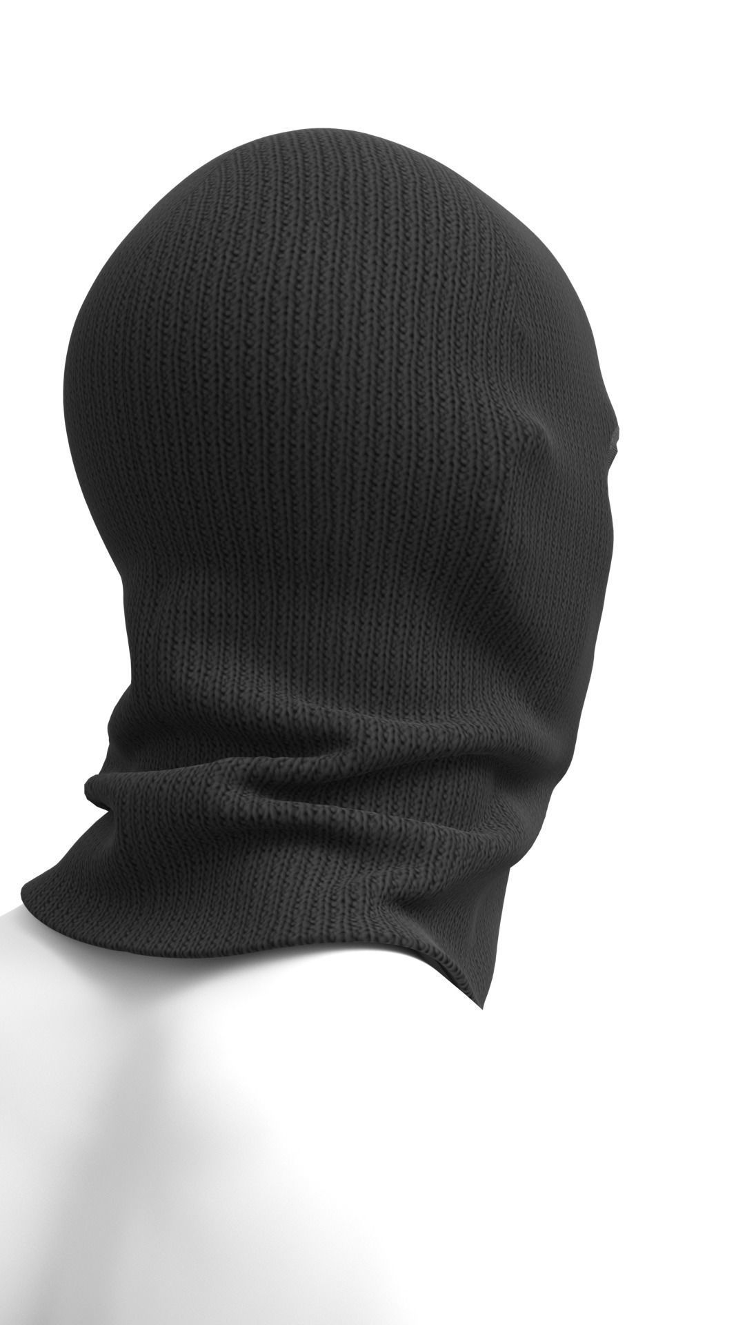 Balaclava - Marvelous Designer  3D model_7