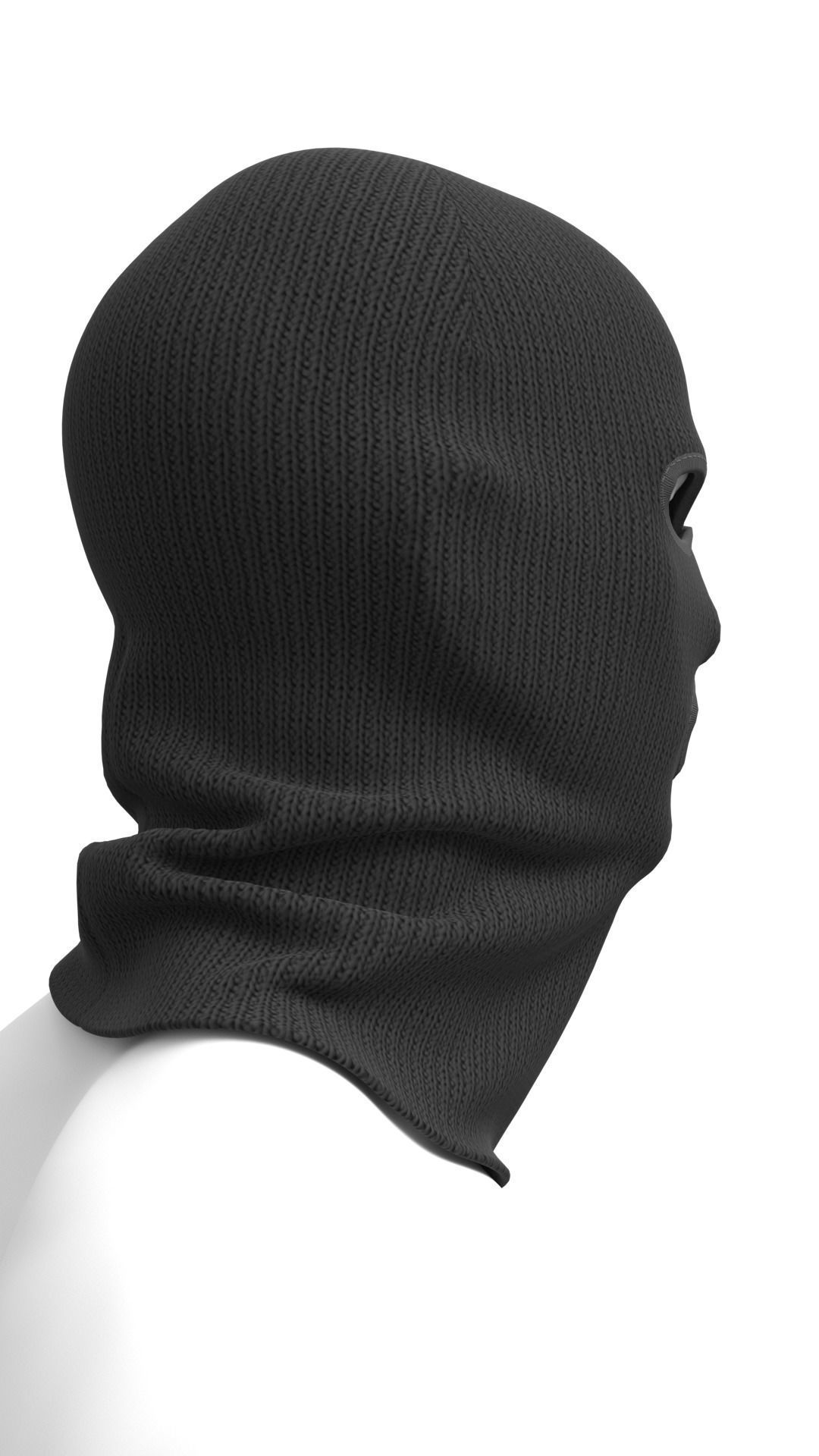 Balaclava - Marvelous Designer  3D model_6