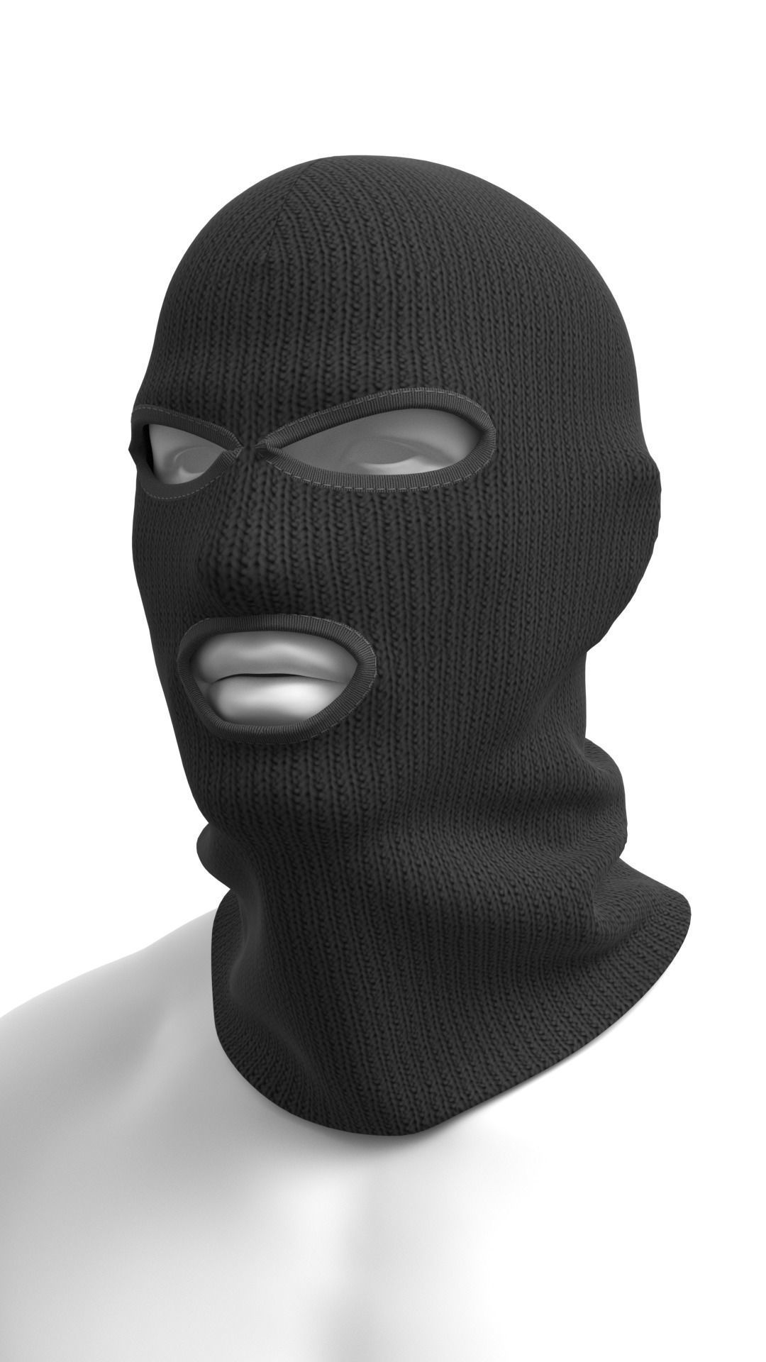 Balaclava - Marvelous Designer  3D model_16