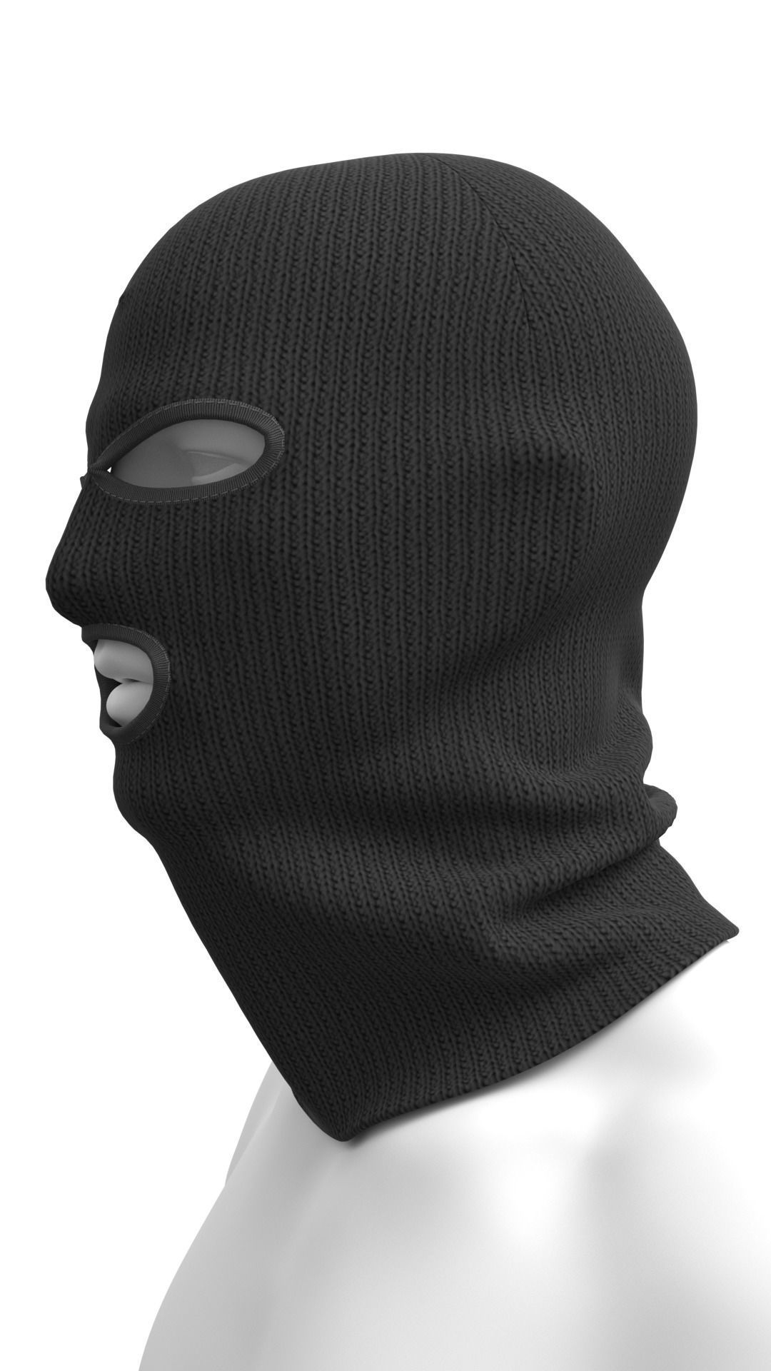 Balaclava - Marvelous Designer  3D model_14
