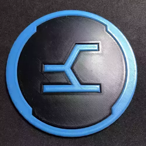 Halo Offensive Bias Logo Coaster Free 3D print model