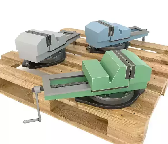 Machine tool table vise press 3D model