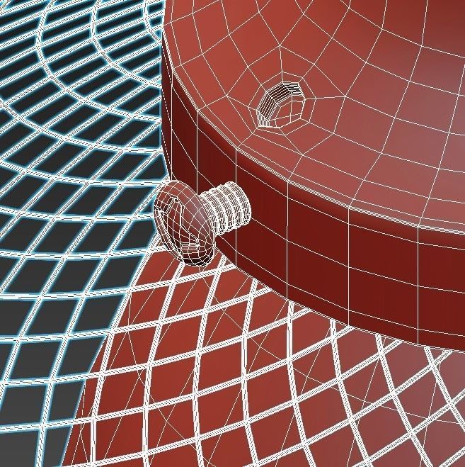 ludacris-3513-1w light wall sconce in antique copper 3D model_4