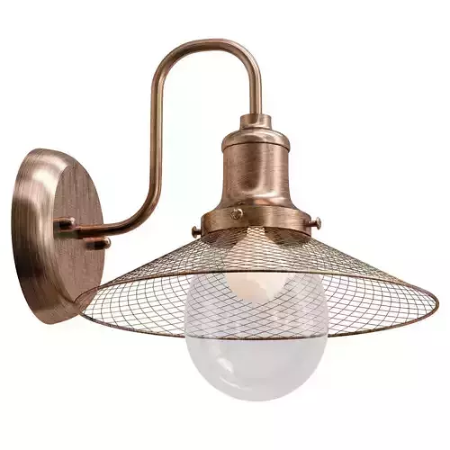 ludacris-3513-1w light wall sconce in antique copper
