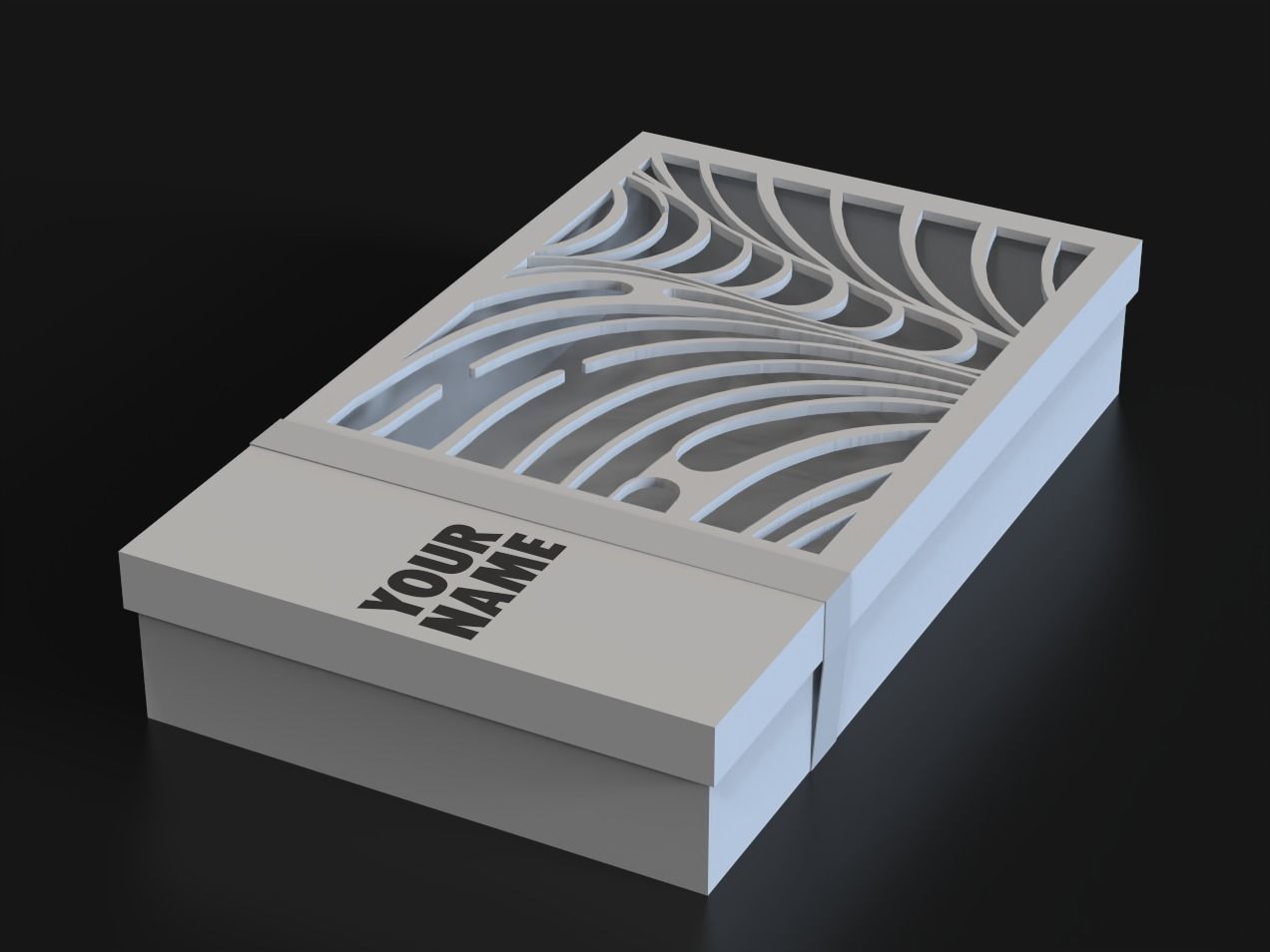 Stylized Box 1 Low-poly 3D model_3