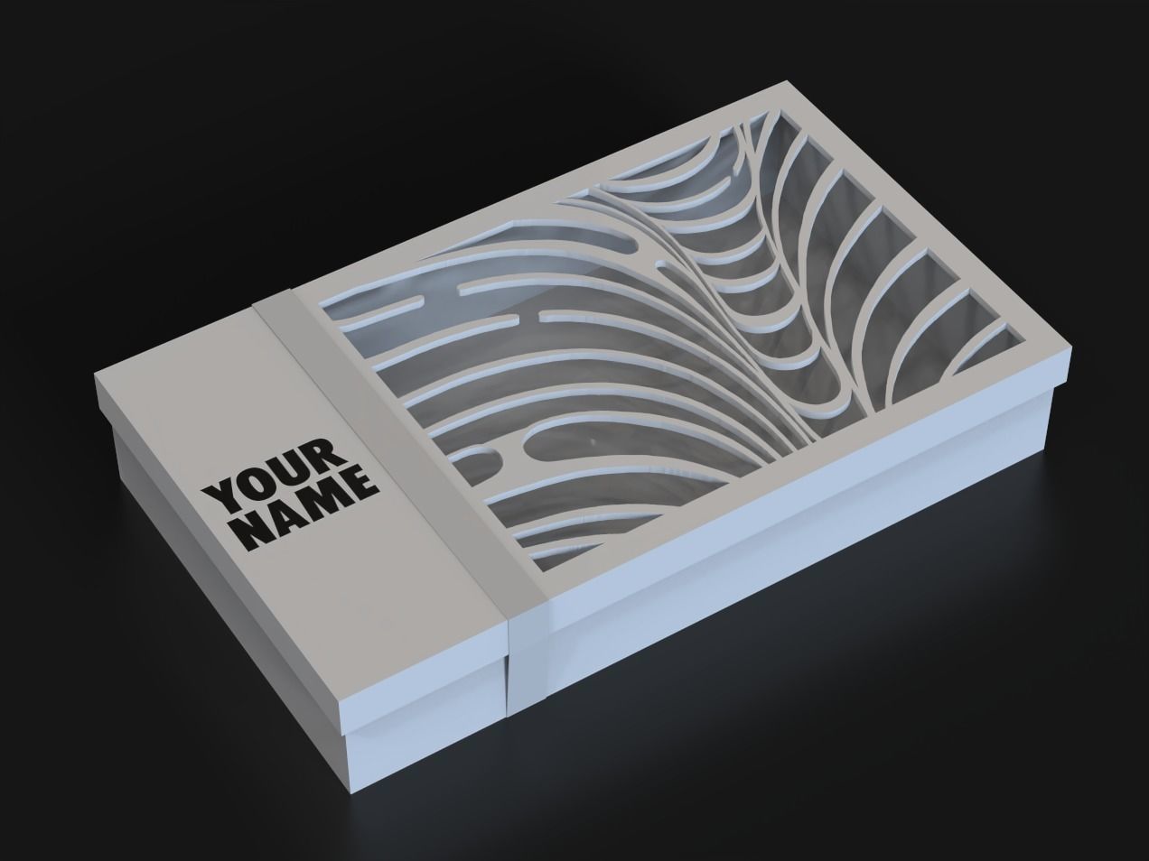 Stylized Box 1 Low-poly 3D model_2