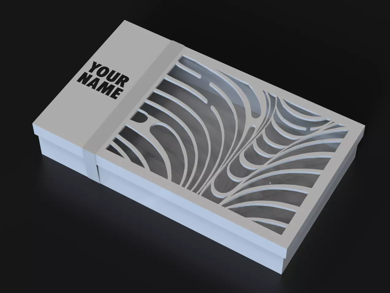 Stylized Box 1 Low-poly 3D model_0