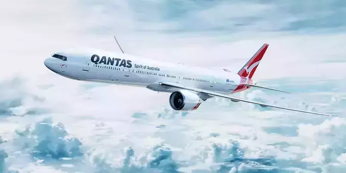 Boeing 777-300ER 3D model