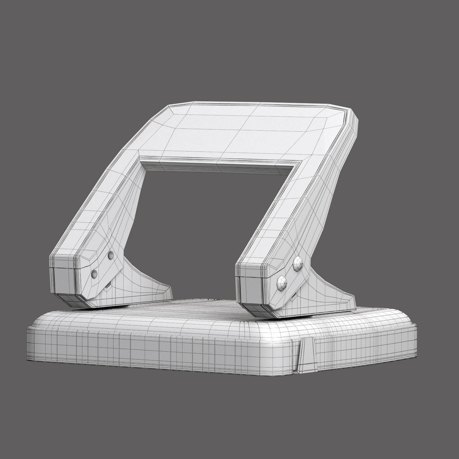 Office Hole Punch 3D model_3