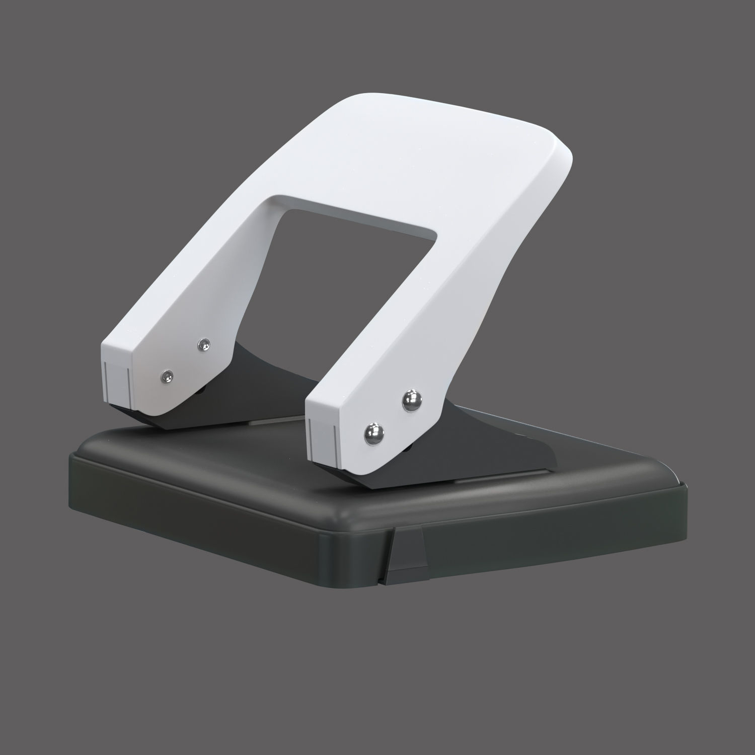 Office Hole Punch 3D model_1