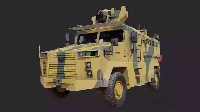 BMC - Kirpi 2 Low-poly 3D model