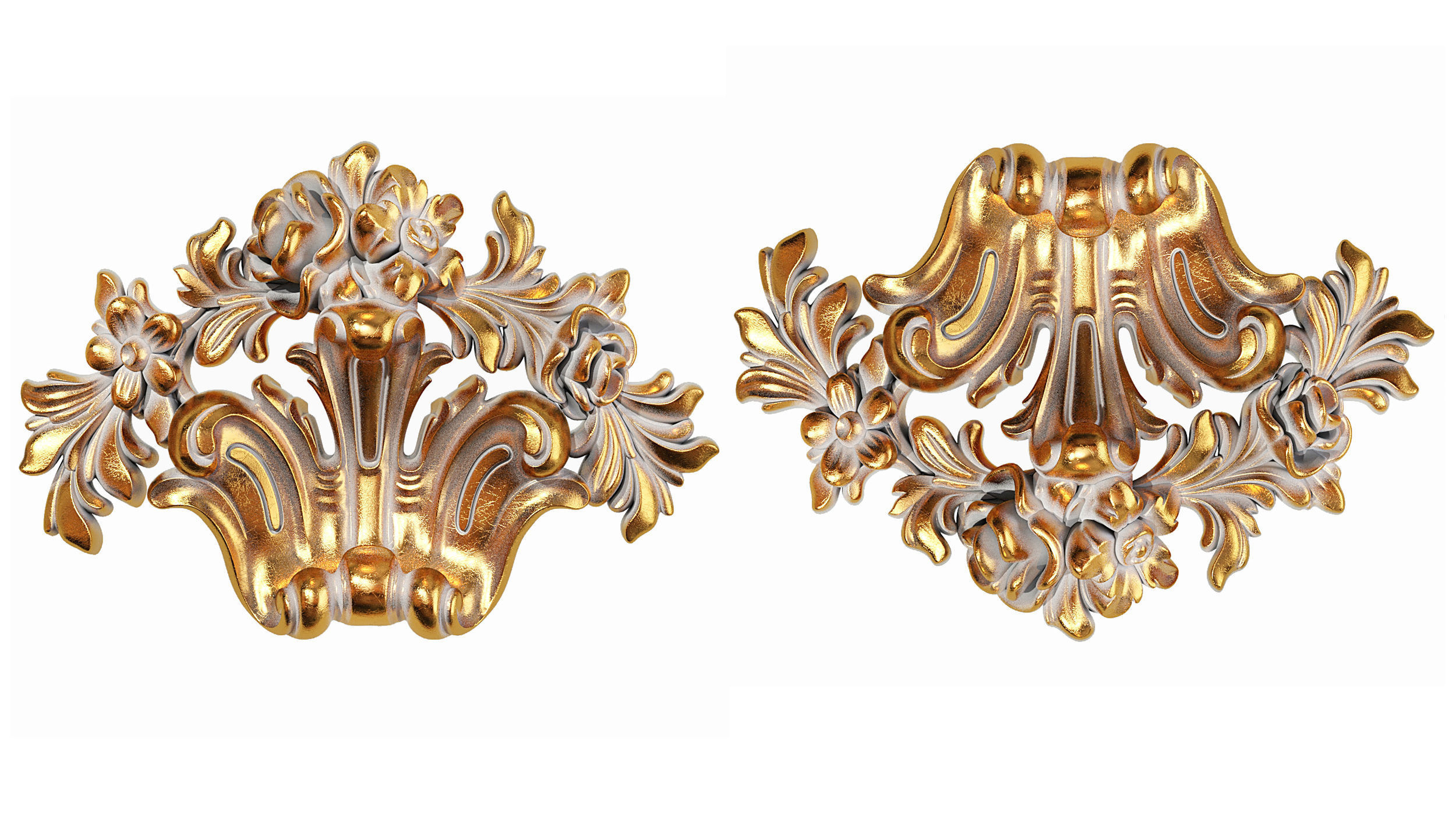 Classic carved 129 3D model_1