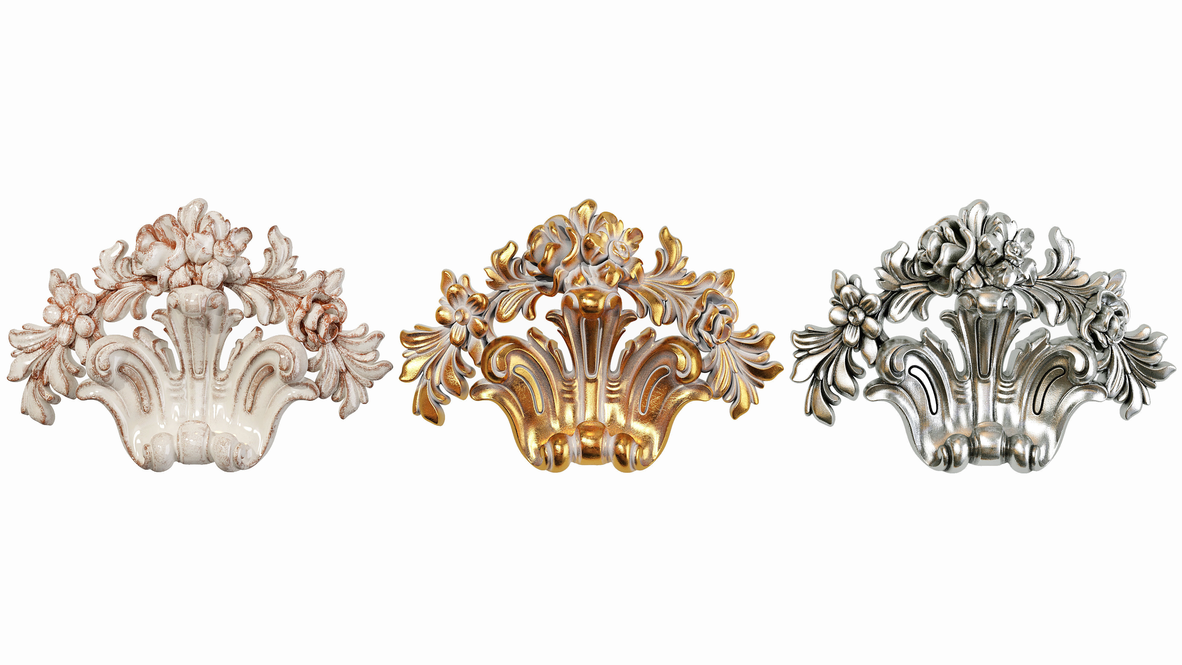 Classic carved 129 3D model_6