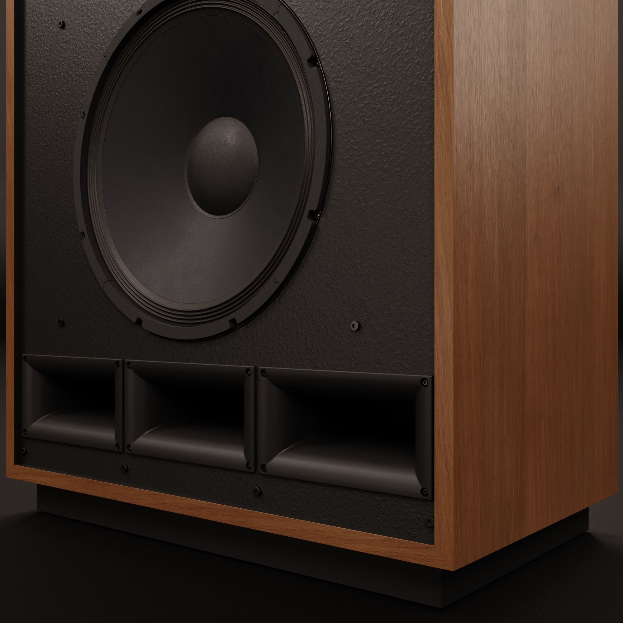 KLIPSCH Cornwall IV Floorstanding Speakers - Cherry 3D model_3