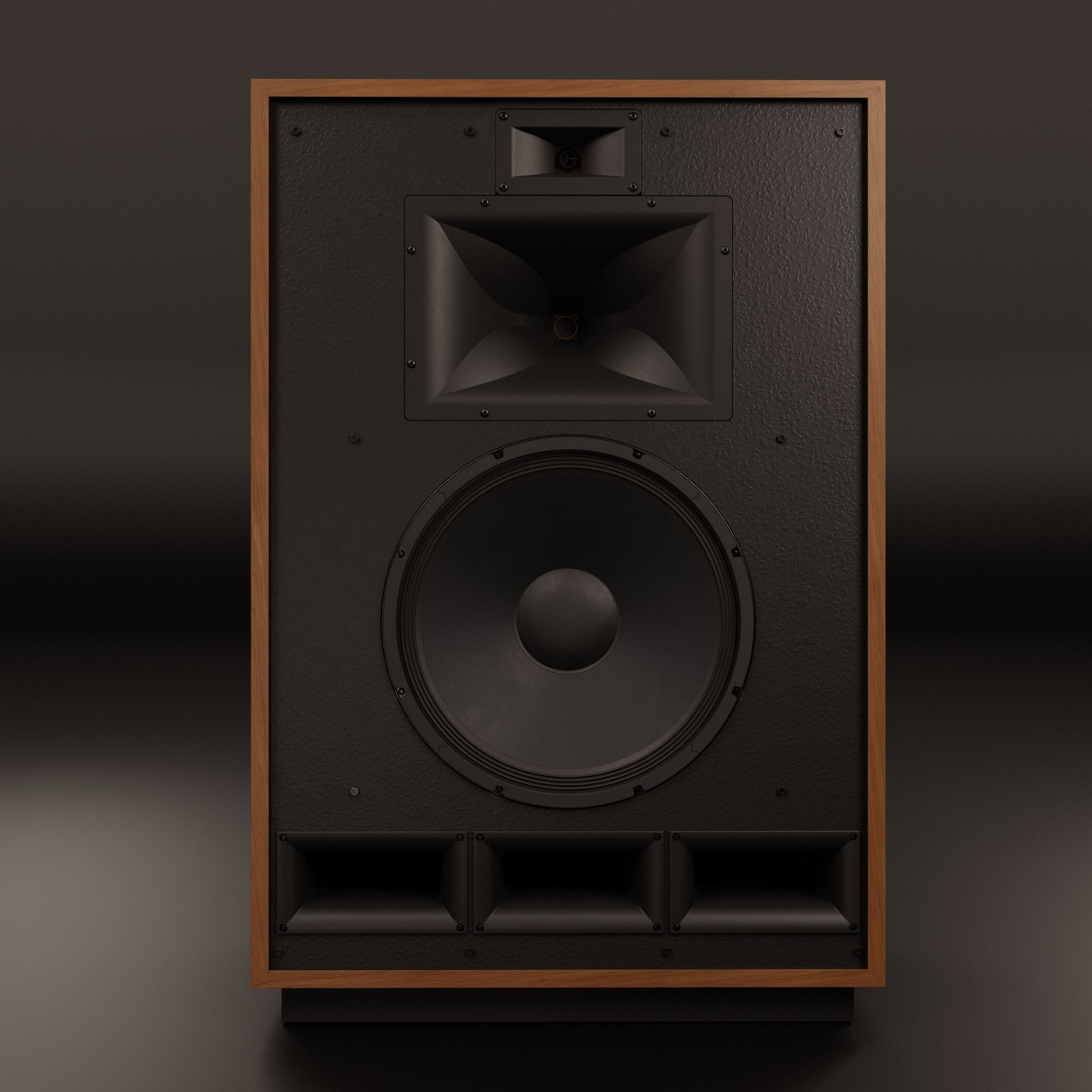 KLIPSCH Cornwall IV Floorstanding Speakers - Cherry 3D model_6