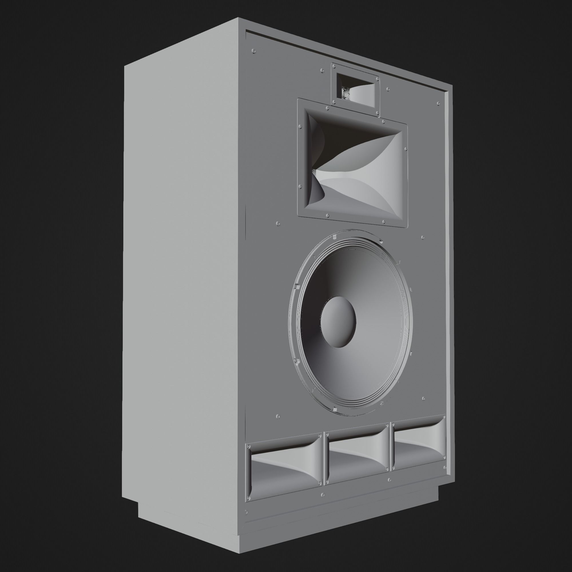 KLIPSCH Cornwall IV Floorstanding Speakers - Cherry 3D model_17