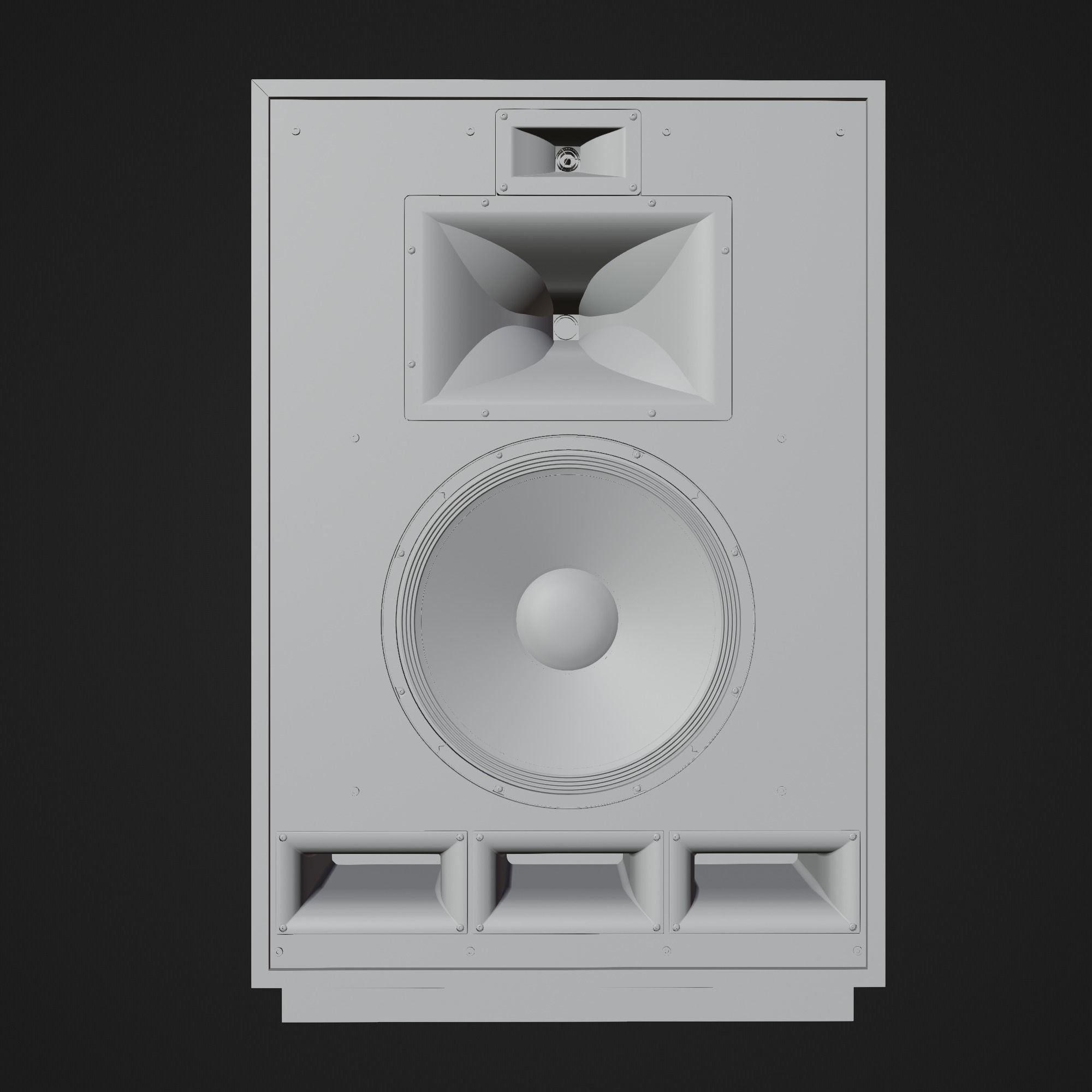KLIPSCH Cornwall IV Floorstanding Speakers - Cherry 3D model_18