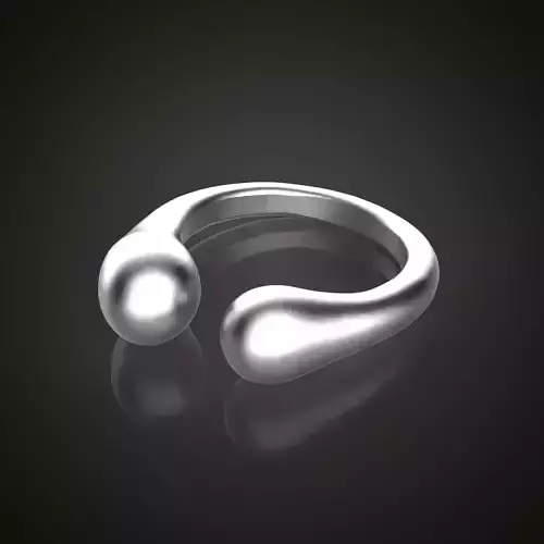 Ring with balls
