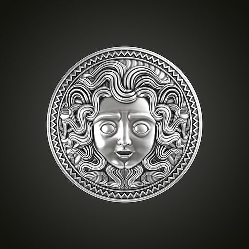 Medusa pendant 3D print model