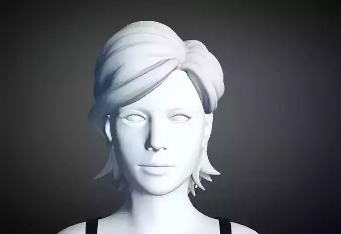 3D Hair style for Female 53 3D model