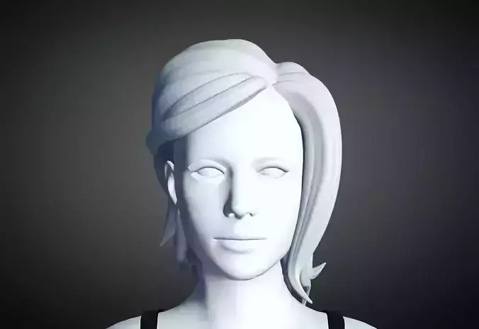 3D Hair style for Female 55 3D model