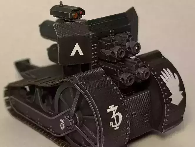 Renault Pattern Rapier Quad Heavy Banger - Pre-supported 3D print model