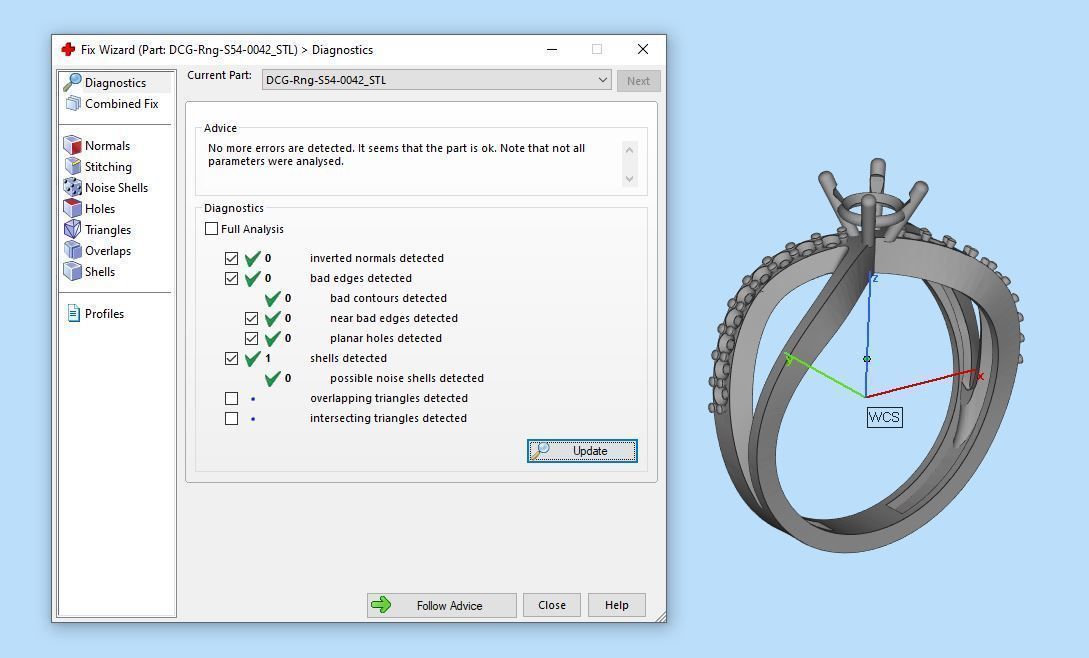 Solitaire ring 3D print model_8