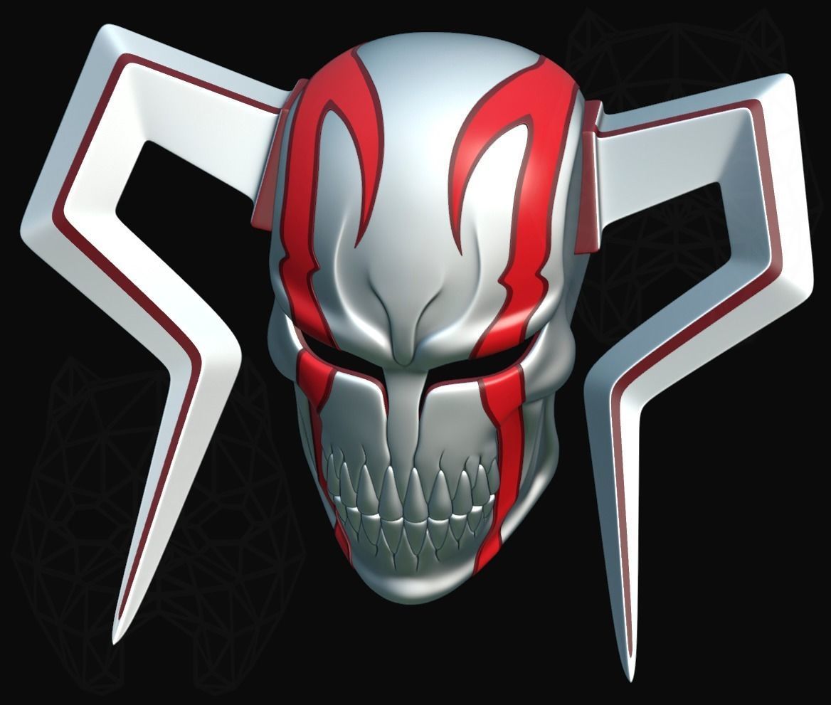 Ichigo Mask  3D print model_2