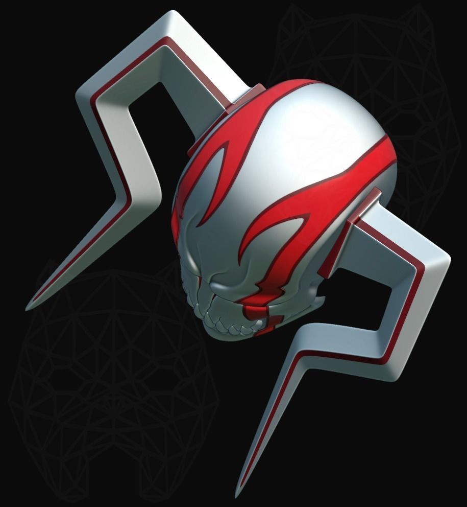 Ichigo Mask  3D print model_5
