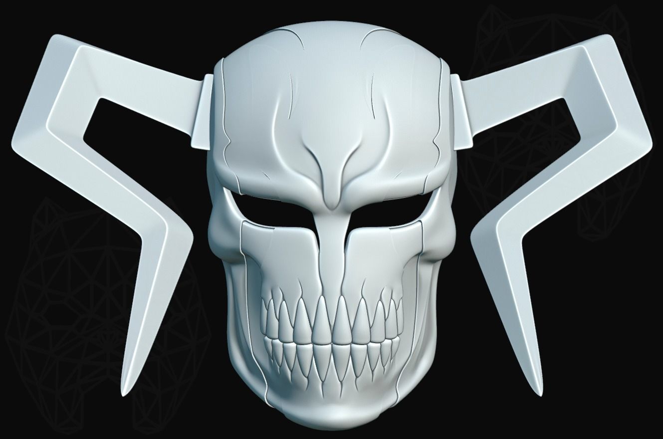 Ichigo Mask  3D print model_14