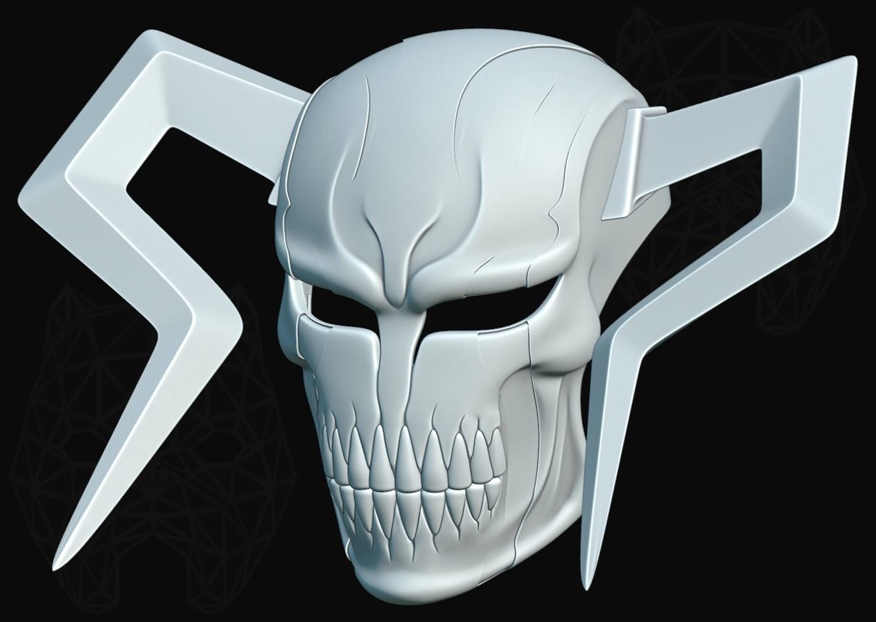 Ichigo Mask  3D print model_17