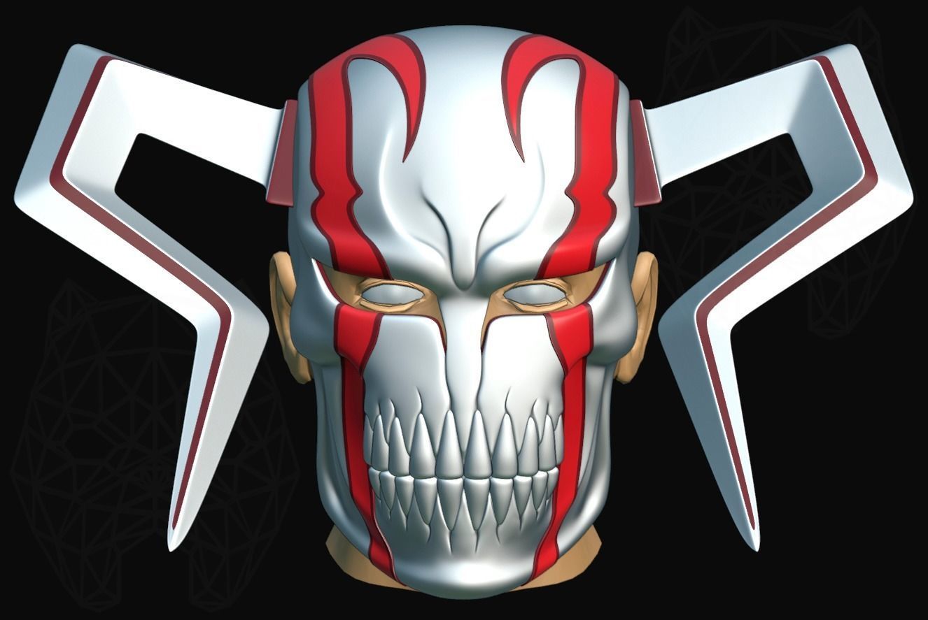 Ichigo Mask  3D print model_19