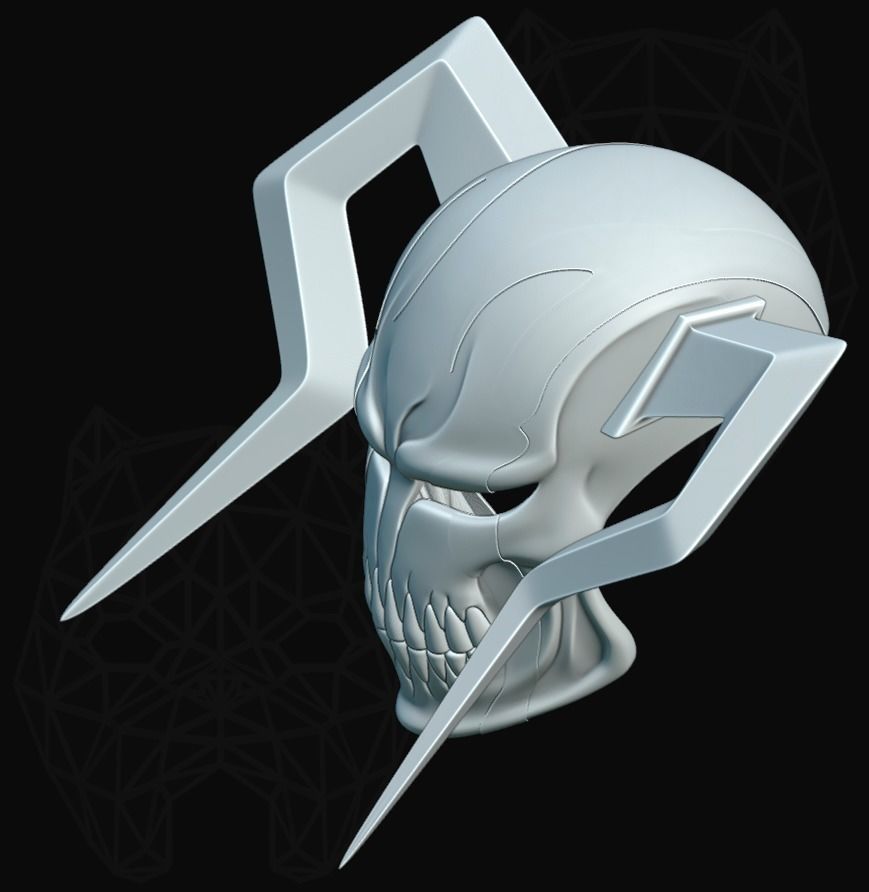 Ichigo Mask  3D print model_7