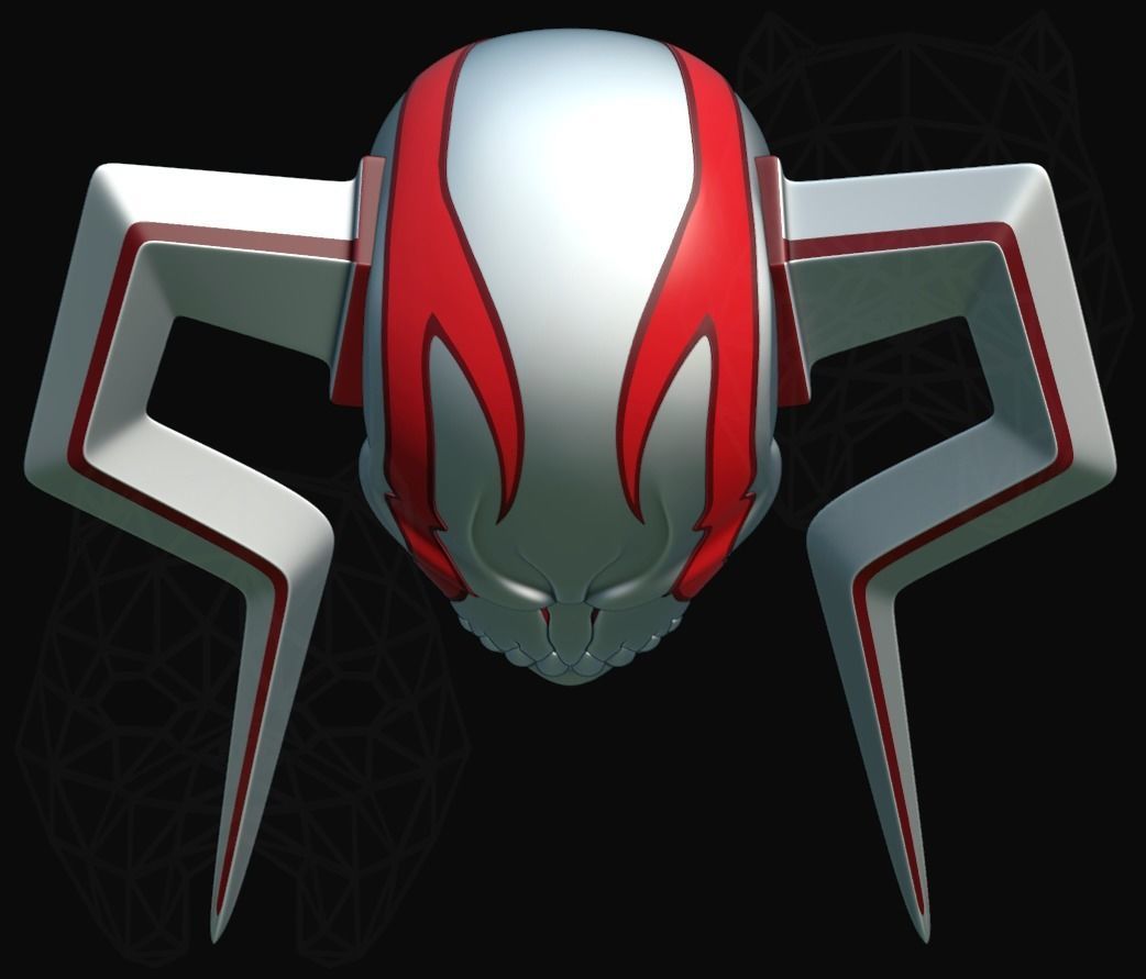 Ichigo Mask  3D print model_4